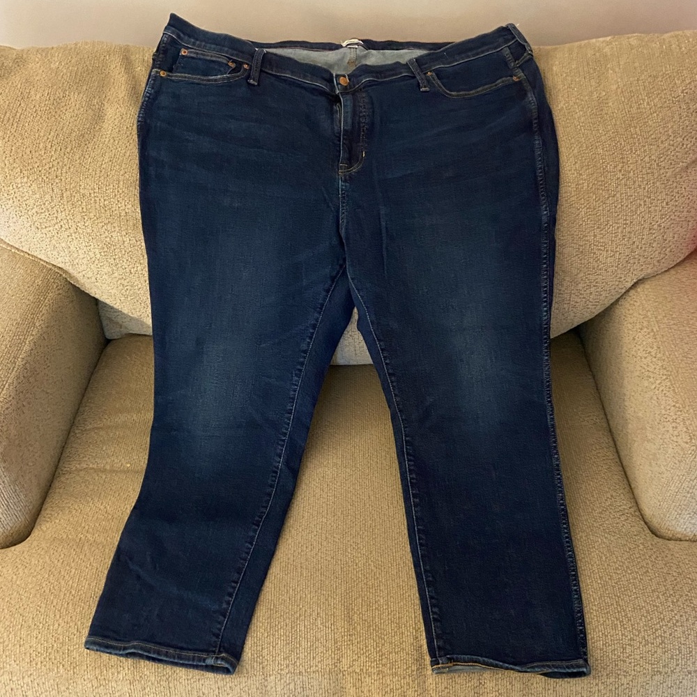 J. Crew Women's Straight Leg Jeans - Dark Indigo